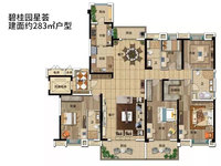 碧桂园星荟公寓5室2厅3卫283㎡户型图