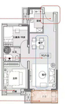 奥园誉雍府2室2厅1卫90㎡户型图