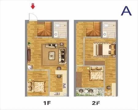 东山康城悦立方3室2厅2卫108㎡户型图