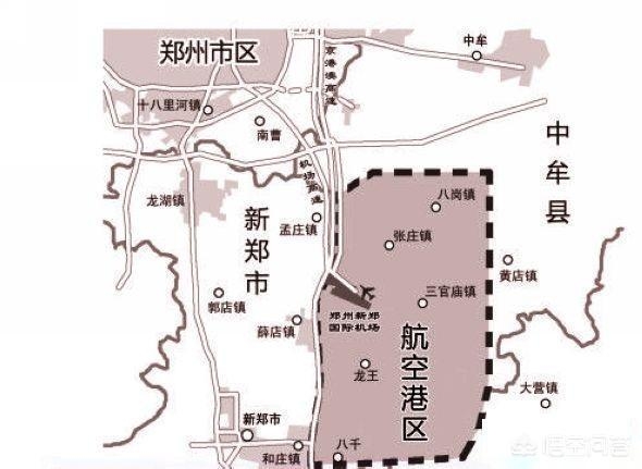 郑州港区新版地图图片